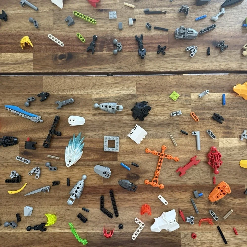 LEGO BIONICLE Hero Factory Bulk Lot of 200+ Parts Pieces 12 oz. SEE PICTURES!